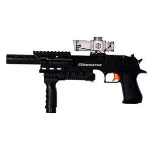 تفنگ اسباب بازی تیر ژله ای شارژی Desert Eagle Tactical مدل d8a -اسباب بازی